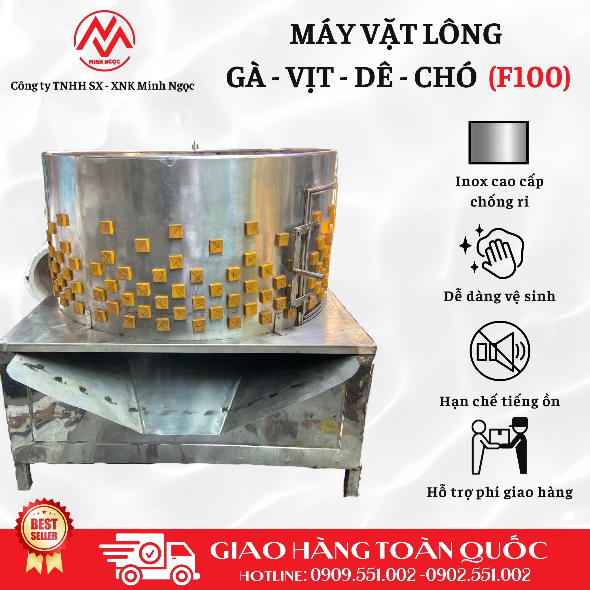 Máy vặt lông phi 100