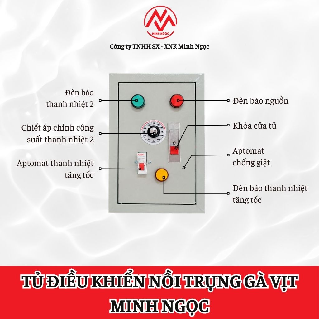 tủ điện Nồi trụng gà vịt 40L